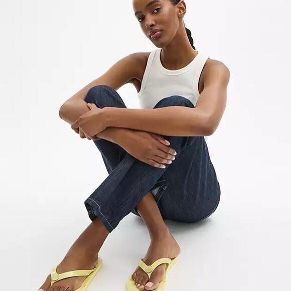 NWT Coach Zayn Flip Flop With Fruit Print Lemon CAR23 Light Khaki US 5 - Picture 6 of 8